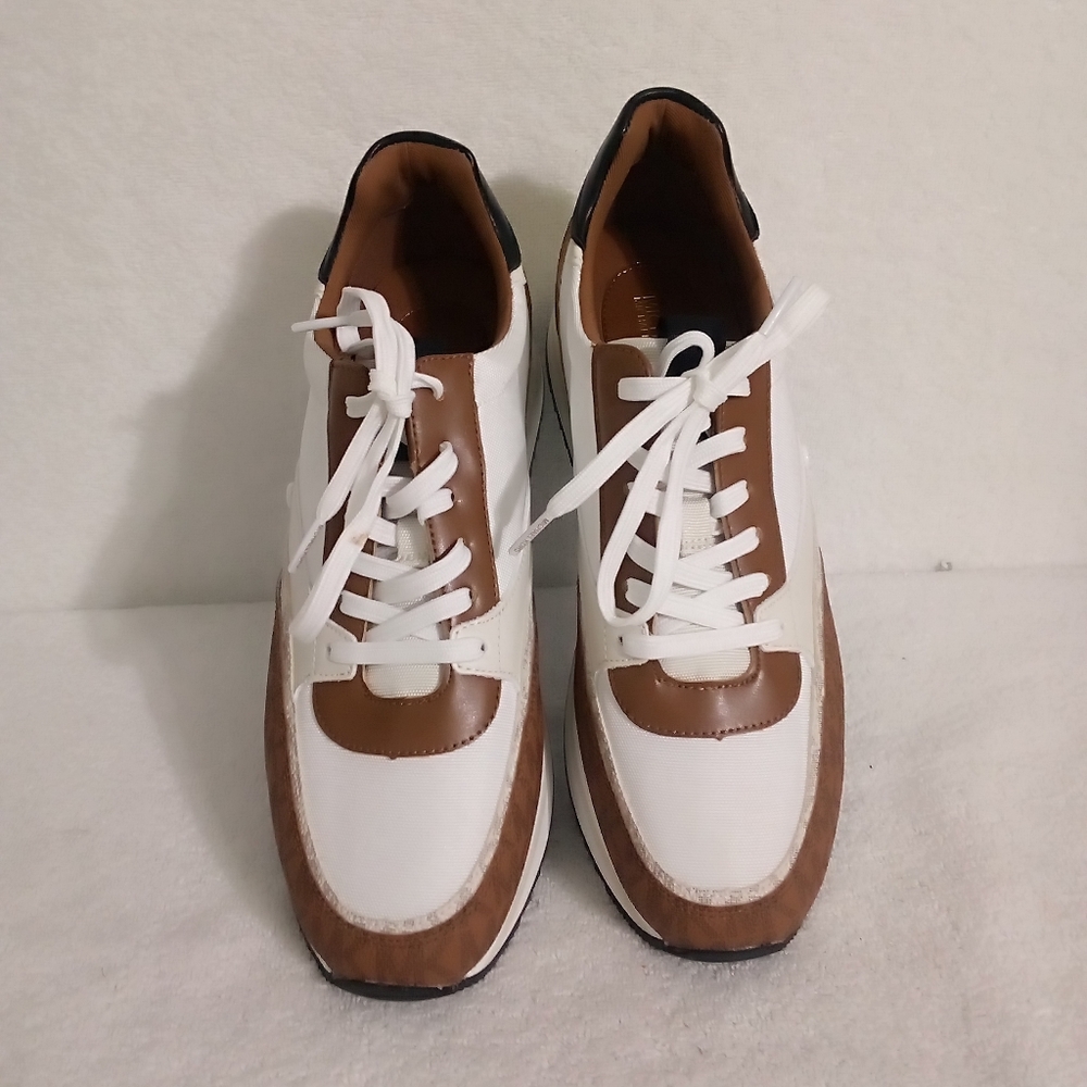 MICHAEL KORS WOMEN'S MARIAH TRAINER SNEAKERS   SIZE 9.5 | - Picture 7 of 10